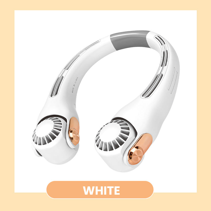 💨 50% OFF!🍃 Neck Air Conditioner Fan – Ultra‑quiet, 360° rotating, 3 speeds. Hands‑free cooling, long battery. Summer essential! 😎🌬️