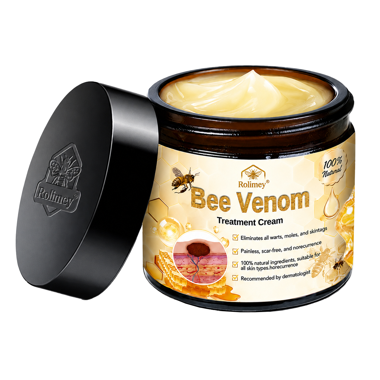 🔥Rolimey® Bee Venom Skin Treatment Cream