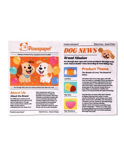🔥3-Pack Bundle🔥Crinkle Newspaper Dog Toy for Boredom Relief, Interactive Chew Toy for Dogs
