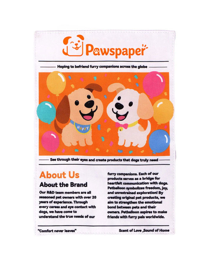 🔥3-Pack Bundle🔥Crinkle Newspaper Dog Toy for Boredom Relief, Interactive Chew Toy for Dogs