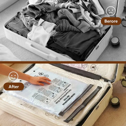 Cordless Travel Vacuum   Storage Compression Bag   Set