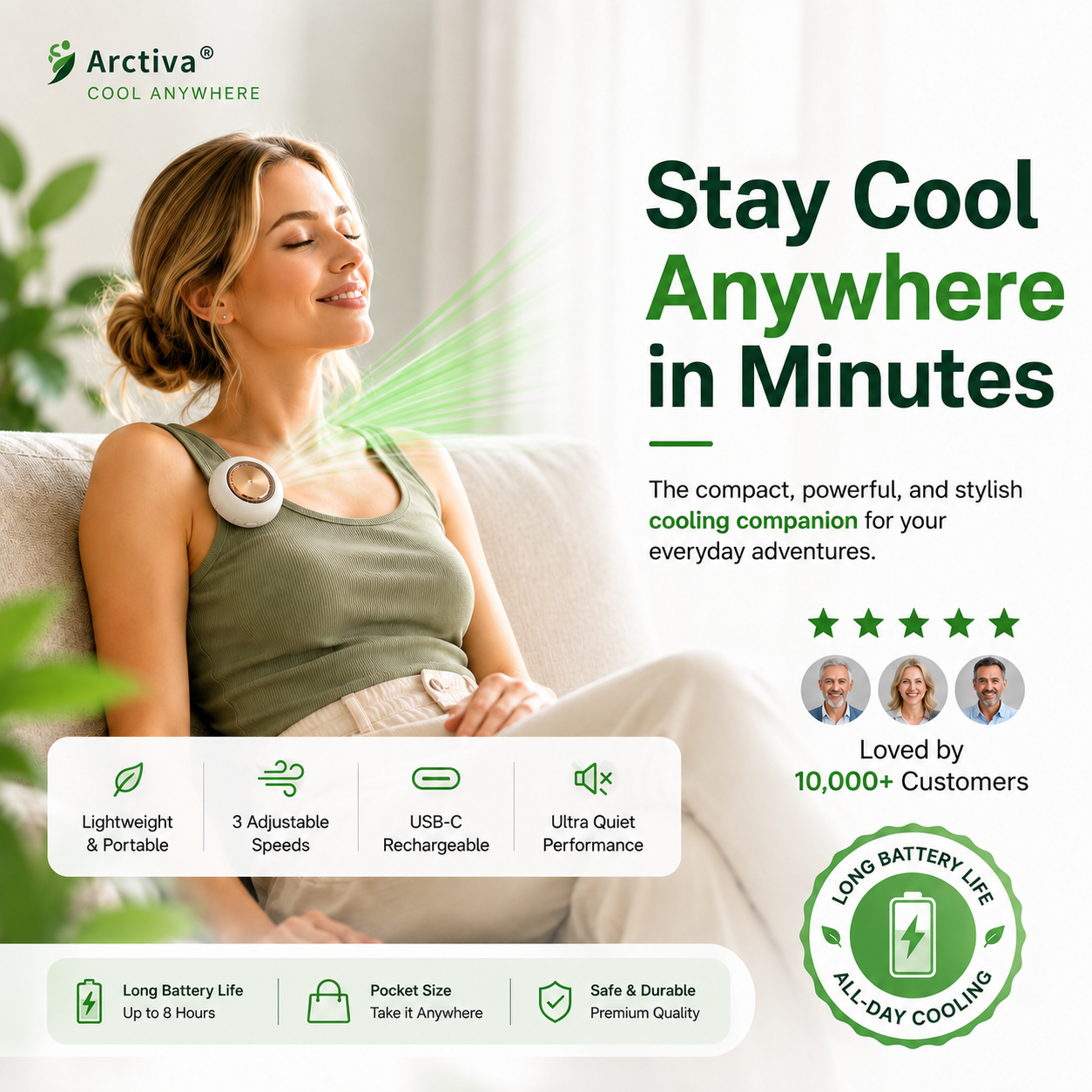 Arctiva® Clip-On Mini Fan