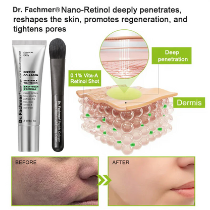 Dr. Fachmer®👩‍⚕️ Peptide Collagen INSTANT TIGHTENING + PEPTIDE FIRMING CARE, Instantly smooths puffiness and lines while supporting firmer skin with continued use