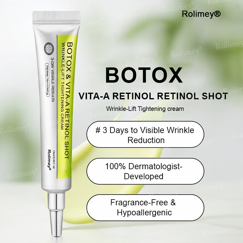 C🇺🇸Made and shipped from the USA ⌛Rolimey® Botox & Vita-A Retinol Shot Wrinkle-Lift Tightening cream - Last Day Promotion 70% OFF