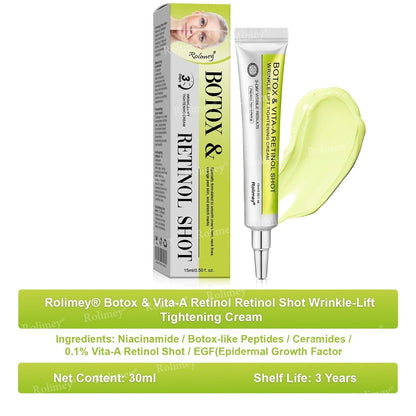 C🇺🇸Made and shipped from the USA ⌛Rolimey® Botox & Vita-A Retinol Shot Wrinkle-Lift Tightening cream - Last Day Promotion 70% OFF