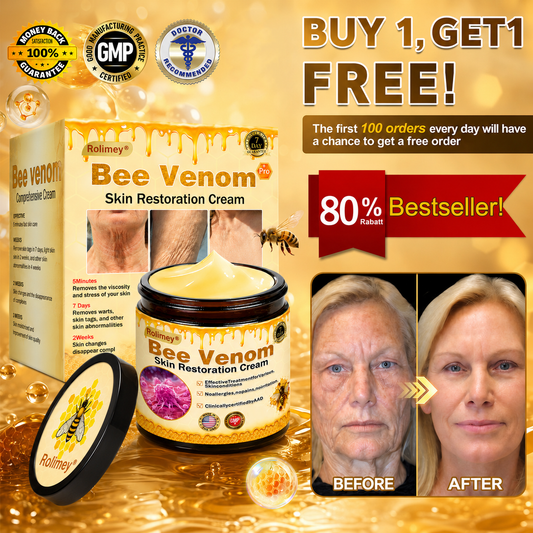 ☀️☀️Official Brand Shop丨Rolimey® Bee venom Pro Comprehensive Cream—Tightening for Skin Types