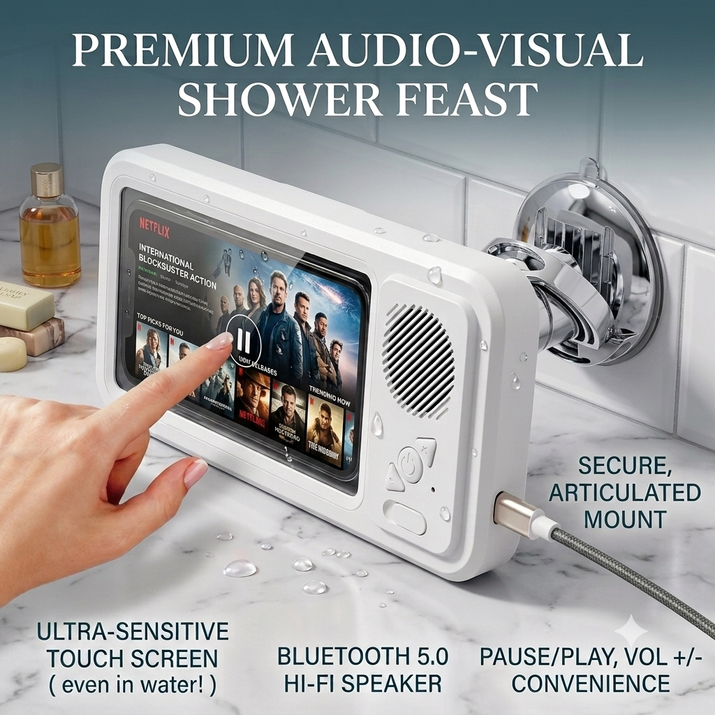 Nawaru®Waterproof BT Speaker Phone Case