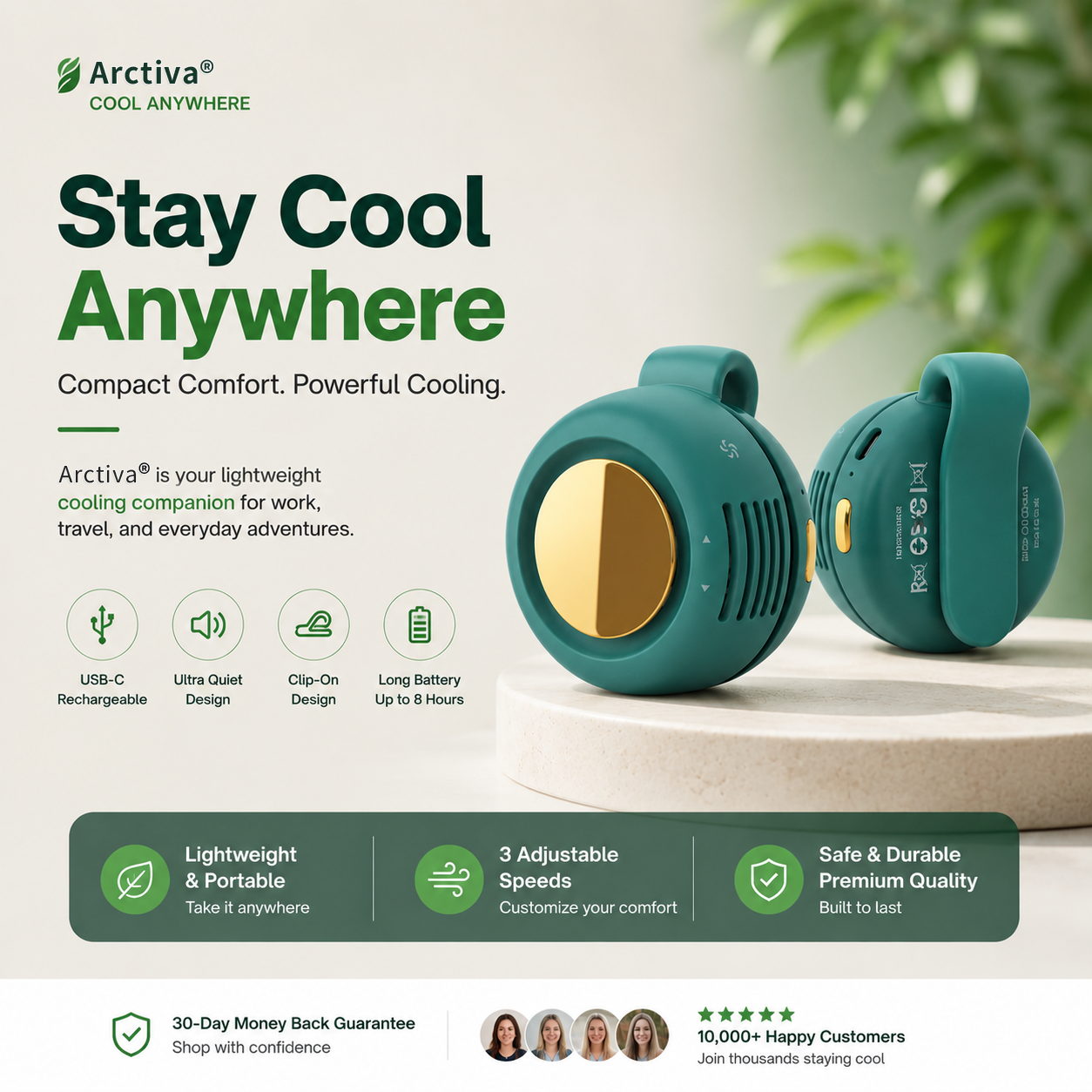 Arctiva® Clip-On Mini Fan
