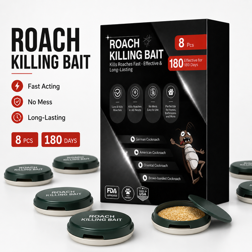 Zvoevo® Roach Killing Bait — Fast, No-Mess Protection Where Roaches Hide
