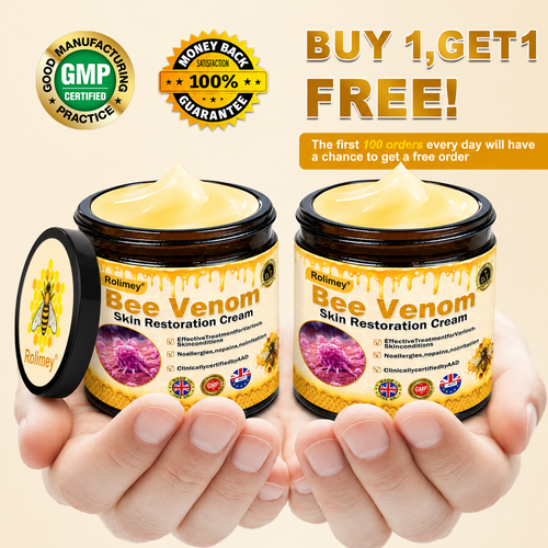 💫Rolimey® BEE VENOM Skin Restoration Cream (⏳LAST DAY 70% OFF)✨