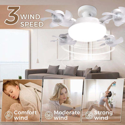 🔥Remote-Controlled LED Ceiling Fan Light