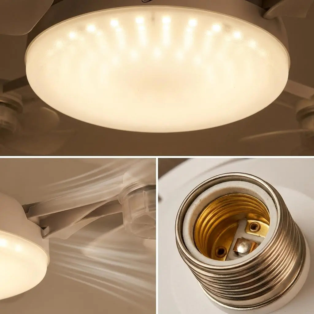 🔥Remote-Controlled LED Ceiling Fan Light