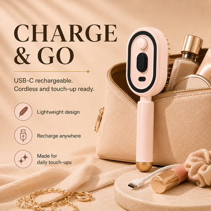 💧3-in-1 Electric Mist Hair Brush | Detangle, Hydrate & Massage