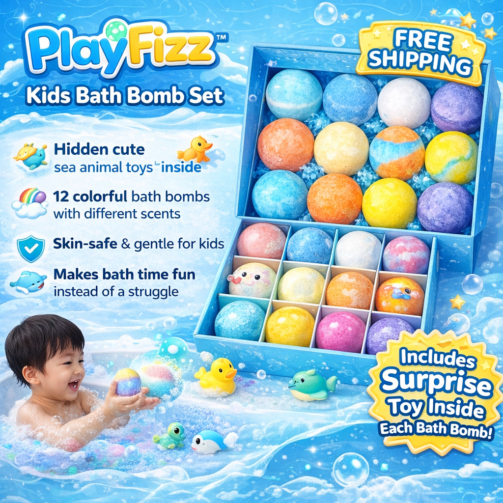 Trilumia® – Easter Surprise Bath Bombs WITH TOYS for KIDS