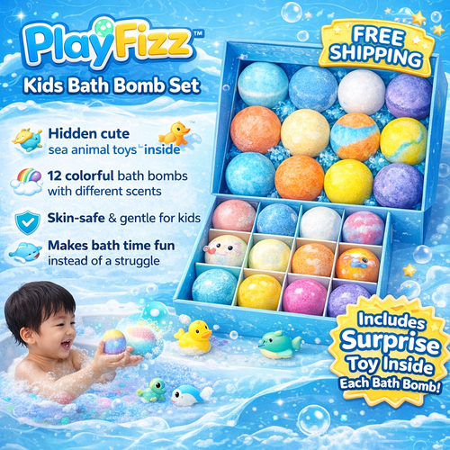Trilumia® – Easter Surprise Bath Bombs WITH TOYS for KIDS