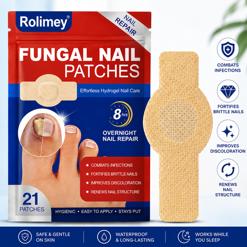 🌙 FUNGEX Overnight Nail Repair Patches - Thick & Yellow Nail Care