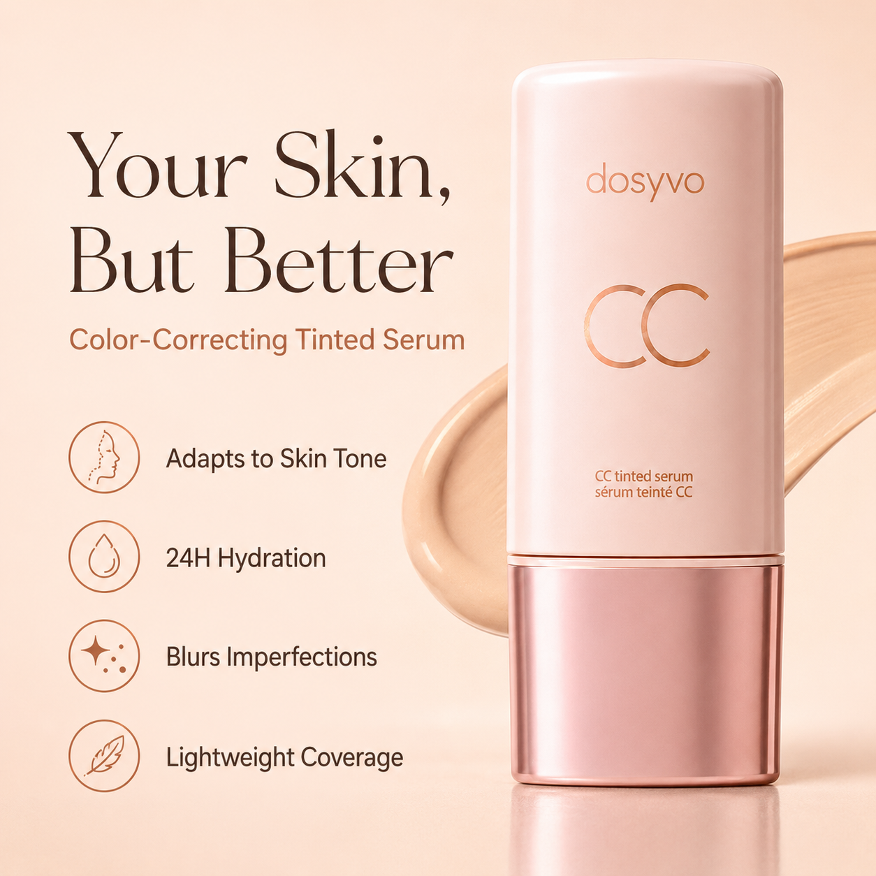 ✨Adapts to Your Skin Tone, Hydrates 24/7, and Blurs Imperfections