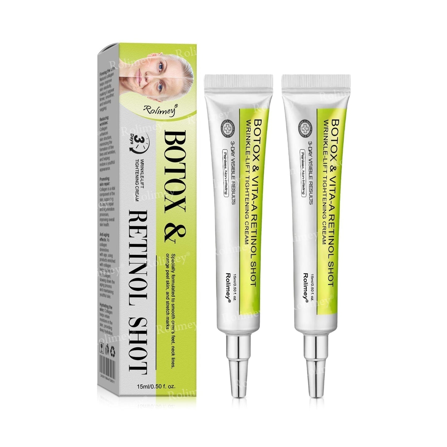 C🇺🇸Made and shipped from the USA ⌛Rolimey® Botox & Vita-A Retinol Shot Wrinkle-Lift Tightening cream - Last Day Promotion 70% OFF